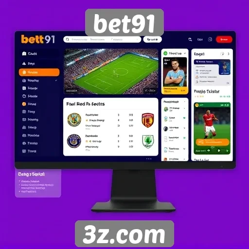 Interface do usuário do bet91 é amigável e acessível